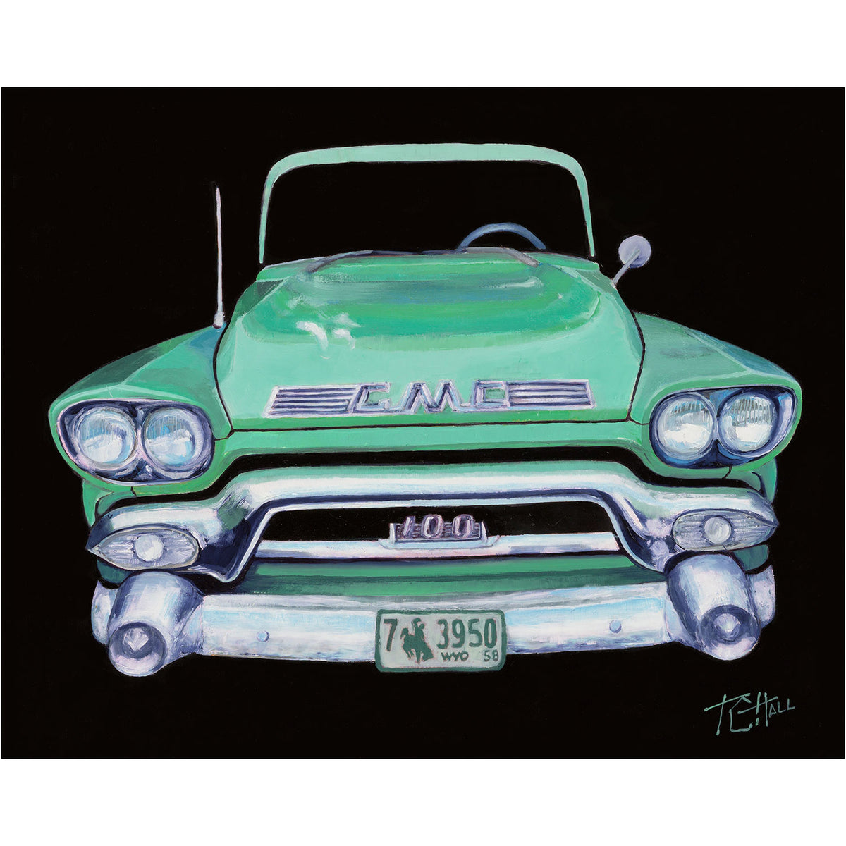 PETITE ORIGINAL: Oil<br>"A Thousand Highways", 8" x 10"
