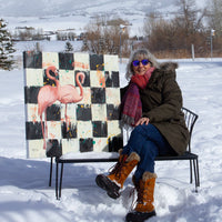 ORIGINAL: Oil & Cold Wax<br>"Cue the Cha Cha" 30" x 30"