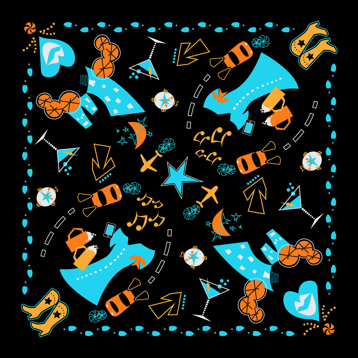 Bandana Prints<br>"Ladies Night"