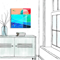 Aluminum Panels & Canvas Giclées<br>Sea of Glass