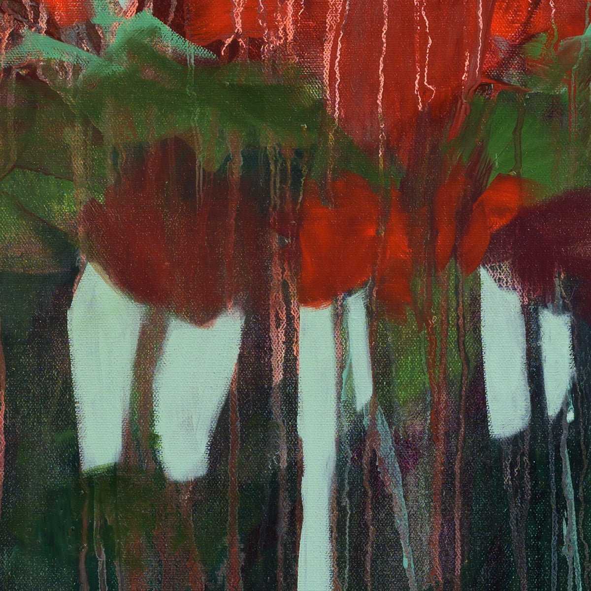 ORIGINAL: Oil<br>Dancing Redheads, "48" x 48"