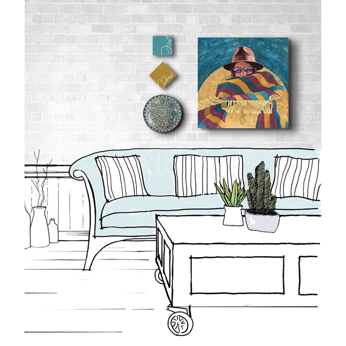 Aluminum Panels & Canvas Giclées<br>"Undercover Angel"