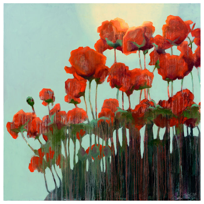 Flat Mount Canvas<br>"Dancing Redheads"