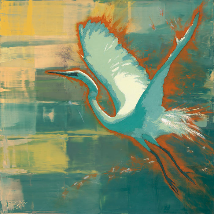 Flat Mount Canvas<br>"Exuberance"