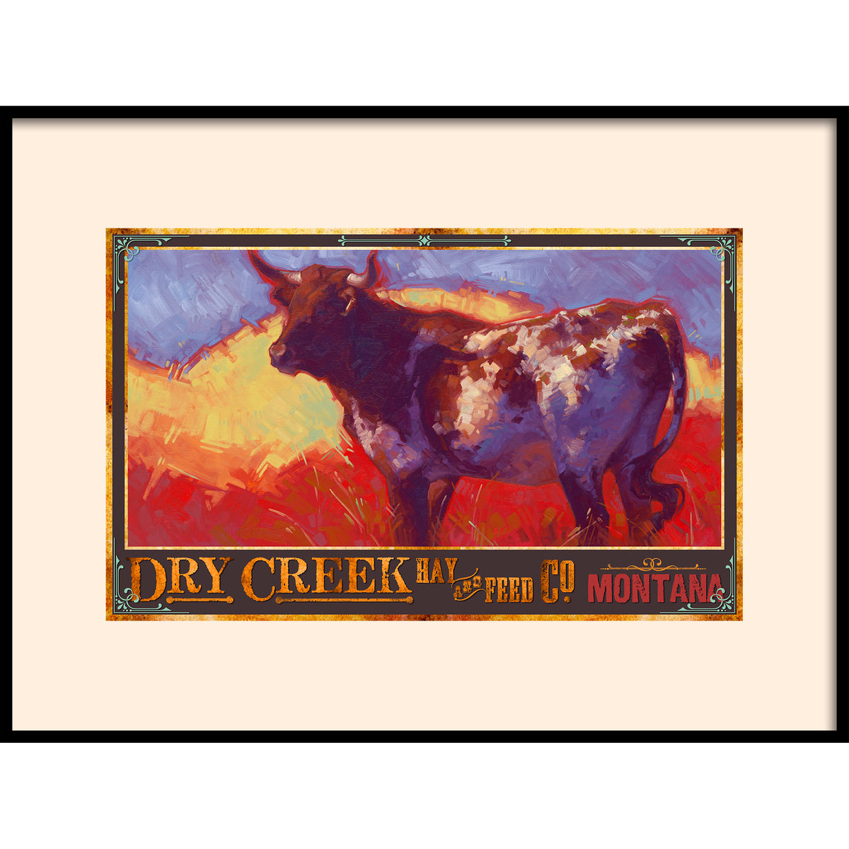 Fine Art Paper<br>Timeless West: "Dry Creek Hay and Feed"
