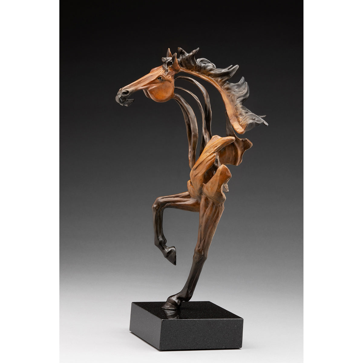 SCULPTURE: Bronze<br>"Cantante" by Amanda Markel, 20"x10"x6"