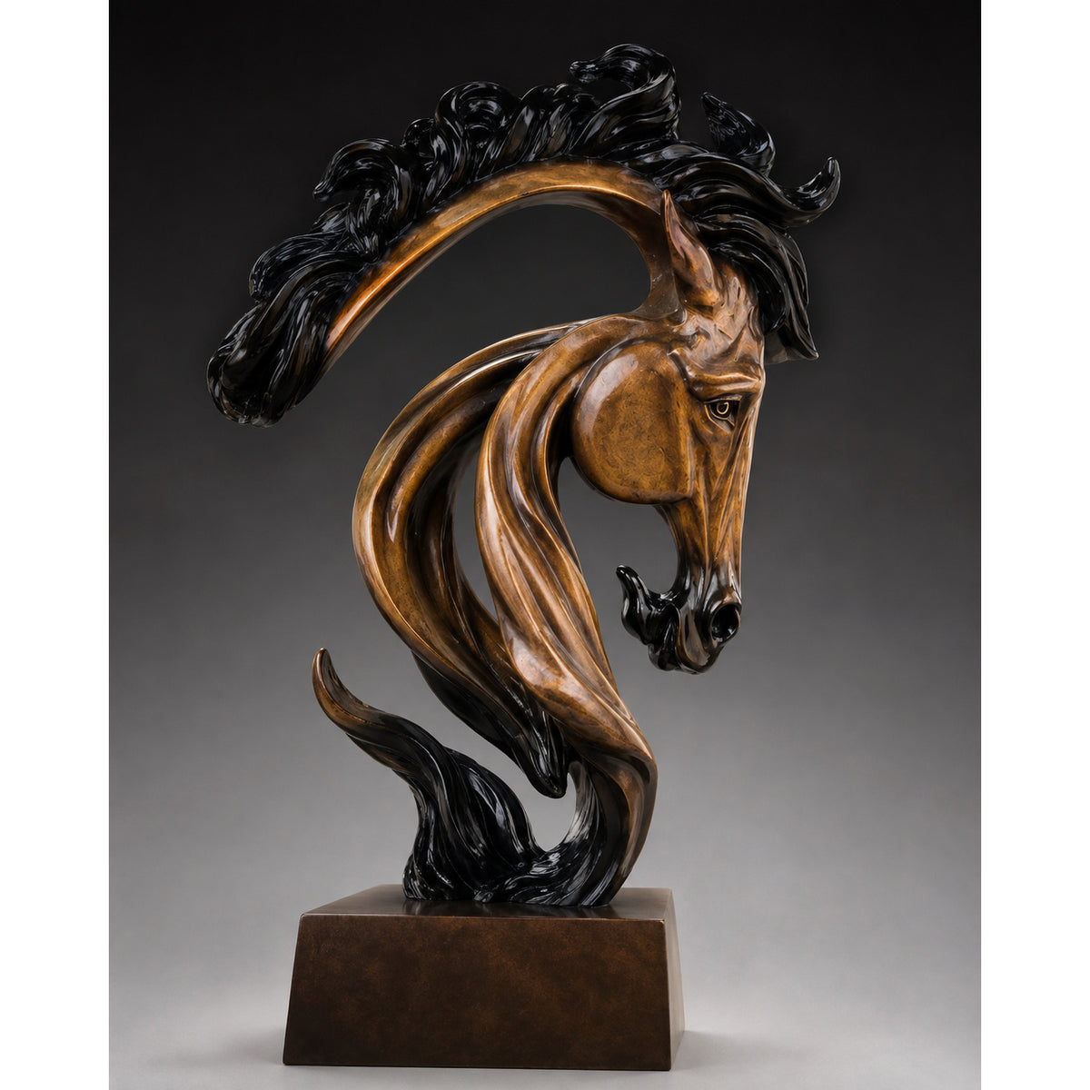 SCULPTURE: Bronze<br>"Cataclysm" by Amanda Markel, 23"x15"x9"