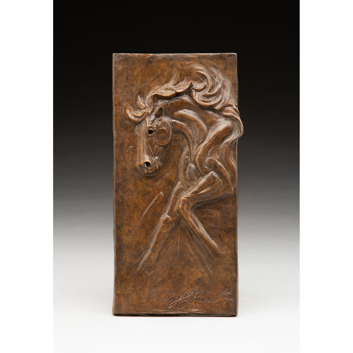 SCULPTURE: Bronze<br>"Unearthed" by Amanda Markel, 8" x 4"