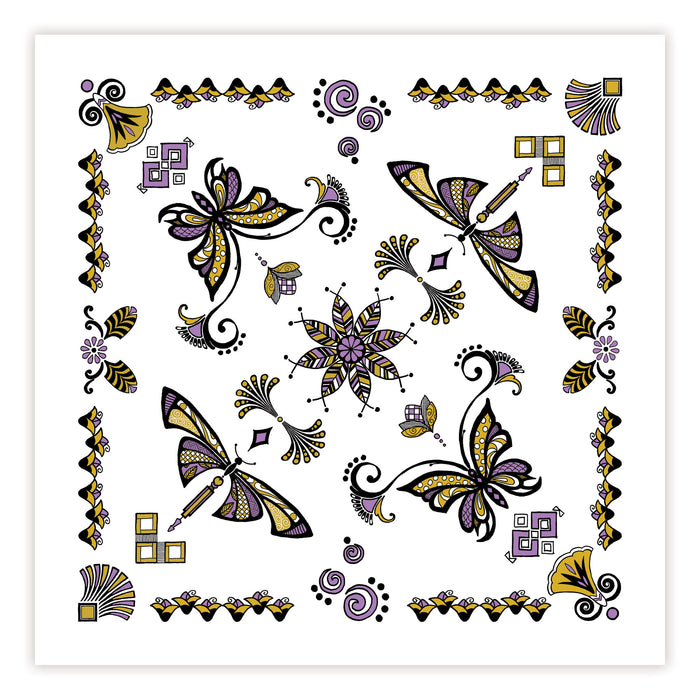 Bandana Prints<br>"Deco Garden"