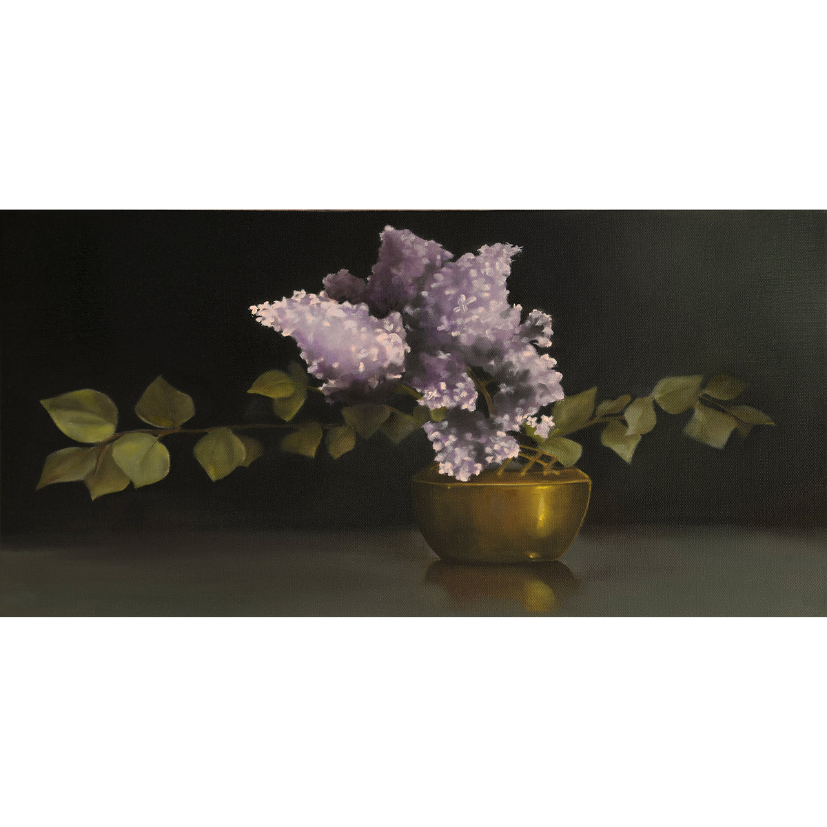 ORIGINAL: Oil<br>"Flourish" by Susan Lofgreen, 10" x 20"