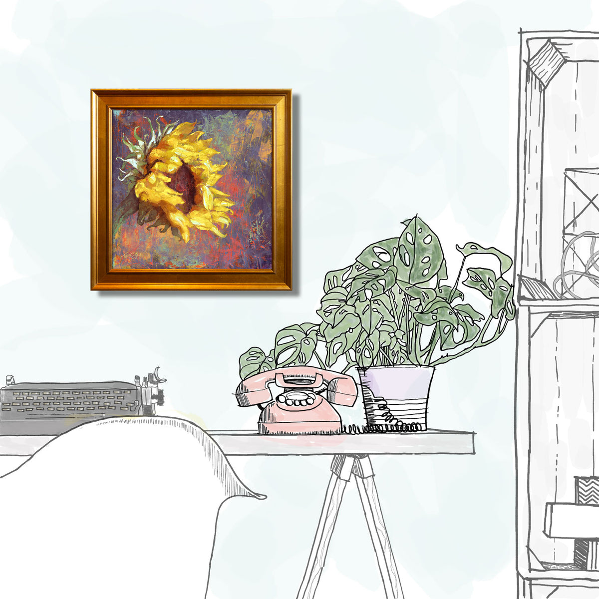 Canvas Giclées<br>"Here Comes the Sun"