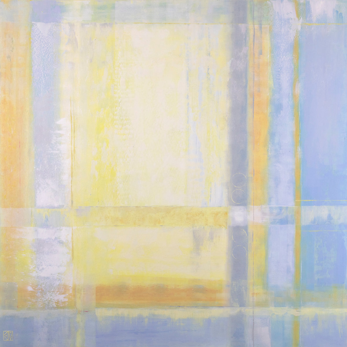 ORIGINAL: Oil<br>"Intersect" by Krystii Melaine, 36" x 36"