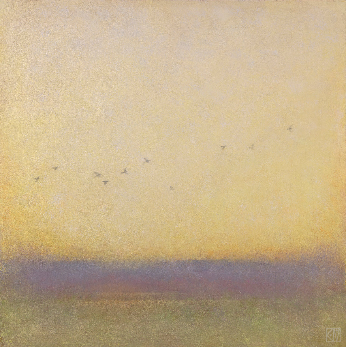 ORIGINAL: Oil<br>"Above" by Krystii Melaine, 24" x 24"