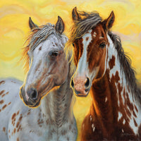 ORIGINAL OIL: "Last Rays" by Krystii Melaine, 26" x 26"