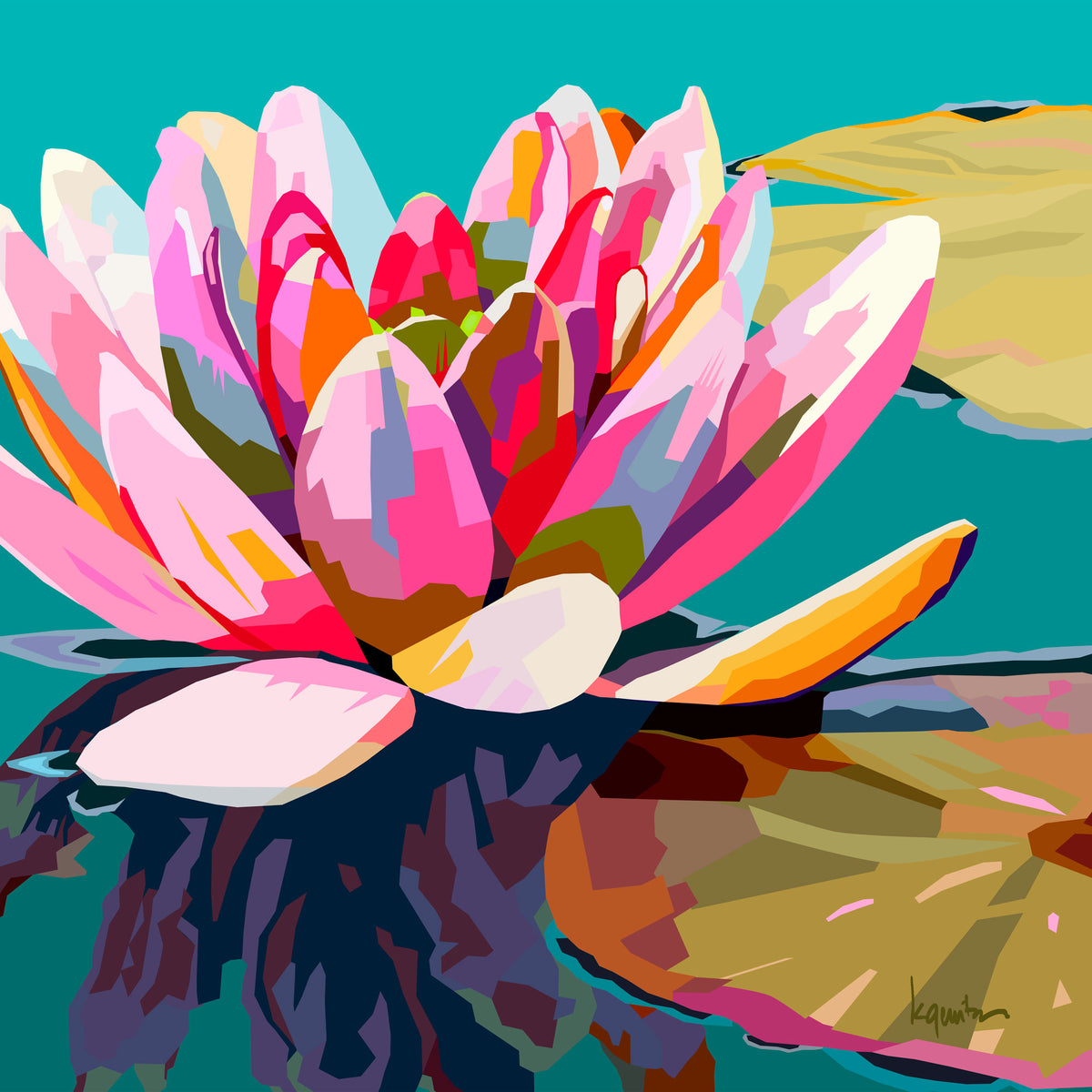 Aluminum Panels & Canvas Giclees<br>"Pondering Monet"