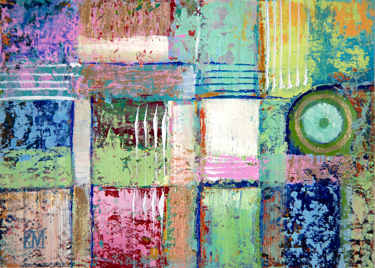 PETITE ORIGNAL: Oil<br>"Sequestered 2" by Krystii Melaine, 5"x 7"