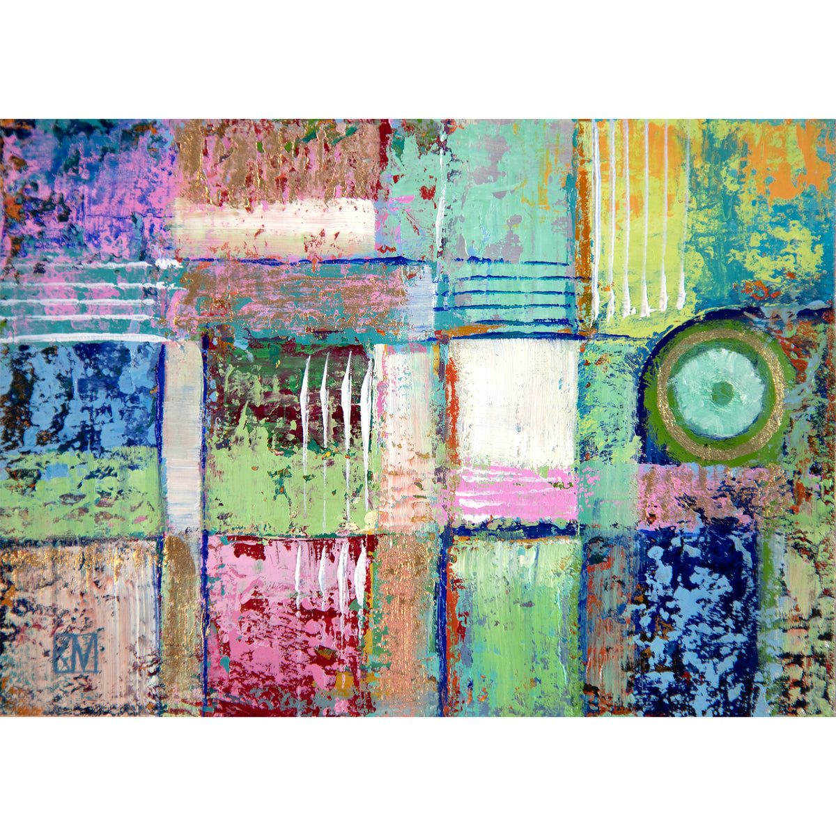 PETITE ORIGINAL: Oil<br>"Sequestered 1 & 2" by Krystii Melaine, 5" x 7"