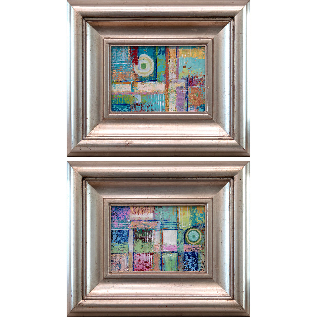 PETITE ORIGINAL: Oil<br>"Sequestered 1 & 2" by Krystii Melaine, 5" x 7"