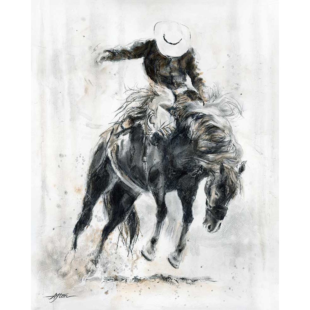 ORIGINAL: Mixed Media<br>"Tempest and Grit" by Afton, 30" x 24"