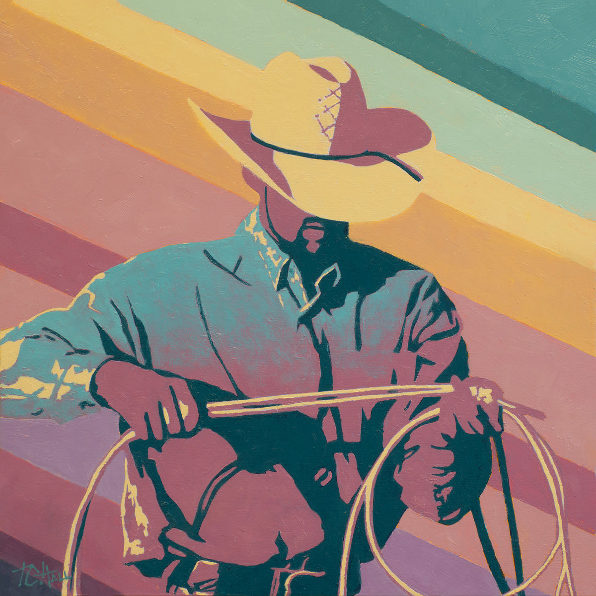 Canvas Giclees<br>"Ropes & Rays"