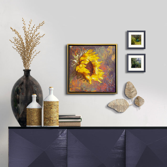 ORIGINAL: Oil<br>"Here Comes the Sun", 16" x 16"