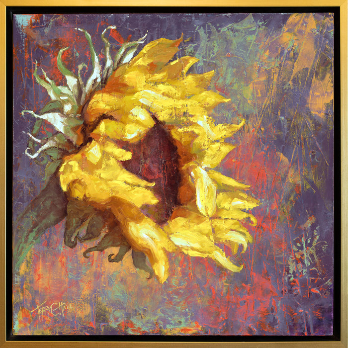 ORIGINAL: Oil<br>"Here Comes the Sun", 16" x 16"