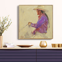 ORIGINAL: Oil<br>"Tango", 30" x 30"