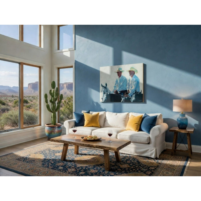 Aluminum Panels & Canvas Giclées<br>"The Good Guys"