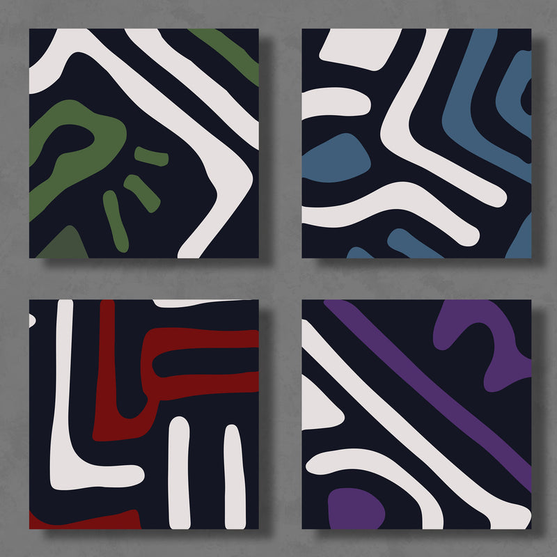 Aluminum Petites<br>Tribal Sets of 4