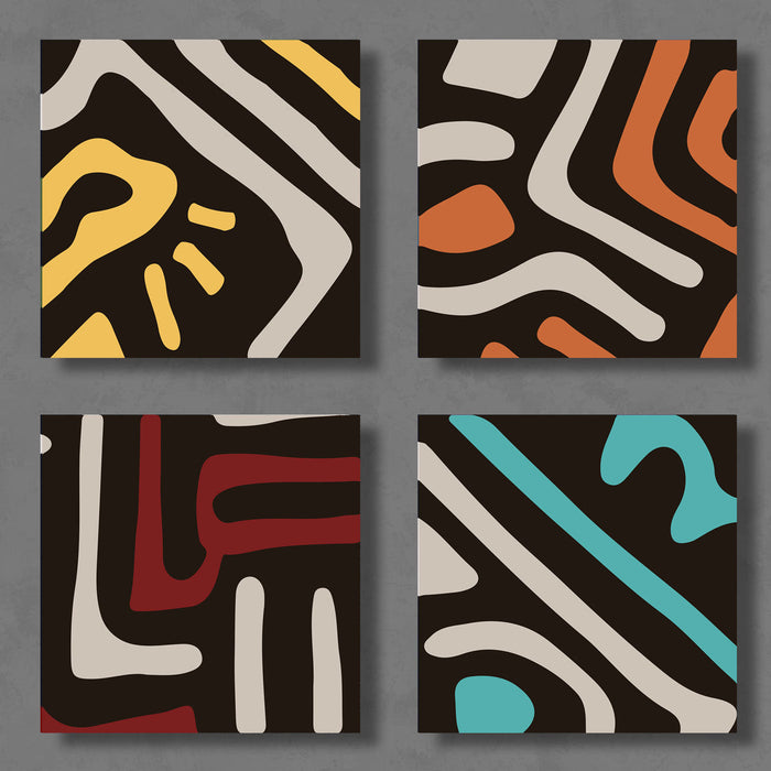 Aluminum Petites<br>Tribal Sets of 4