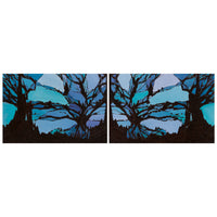 ORIGINAL: Oil & Cold Wax<br>"What Dreams May Come" 24" x 36" Diptych Set