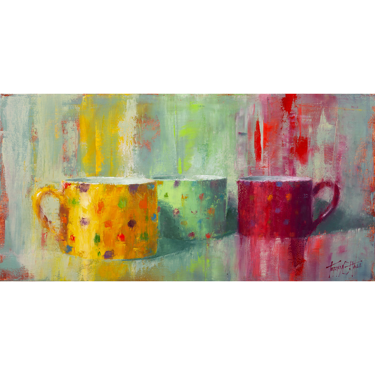 Staging Area: 10" x 20" Oil