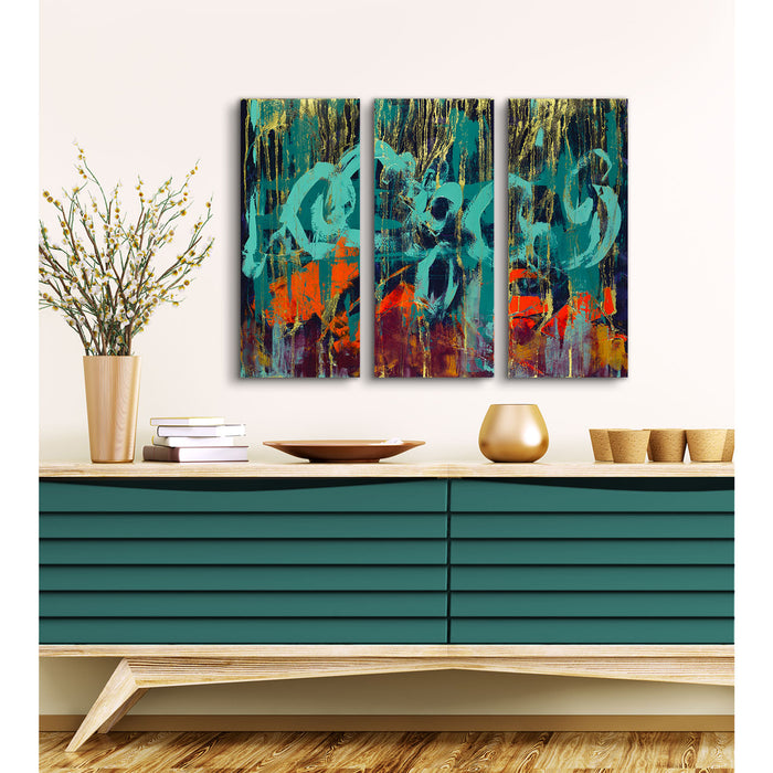 Aluminum Panel Triptych<br>"Grace Like Rain"